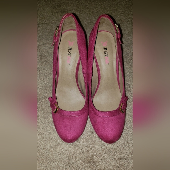 fuchsia/magenta pumps - Picture 2 of 5